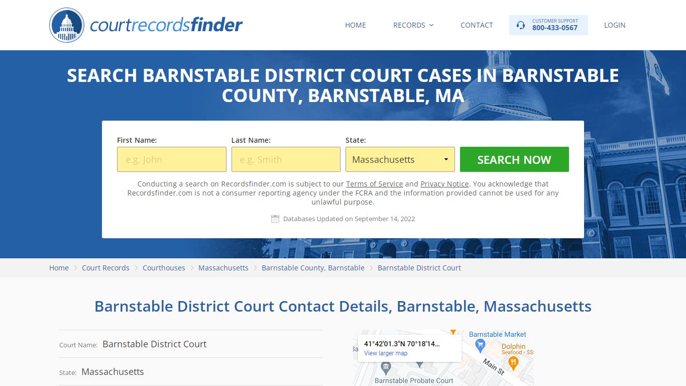 Barnstable District Court Case Search - RecordsFinder